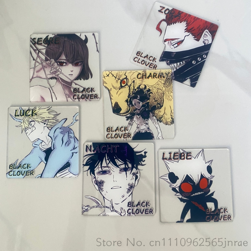 Office Furniture Used - Black Clover Anime Kreative Acryl-Untersetzer Asta