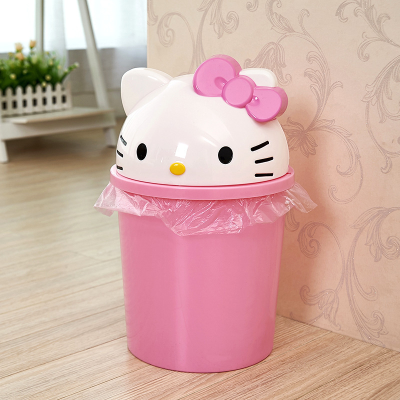 Office Furniture Used - Hello Kitty Kleiner Schreibtisch-Mülleimer für Bürotische,