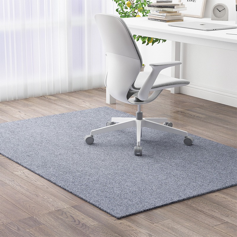 Chair Mat Hard Floor - Große rutschfeste Bürostuhlmatte, langlebiger Polyester-Bodenschutzteppich für