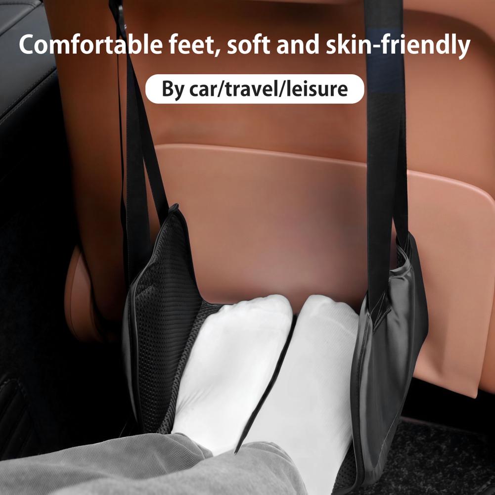 Under Desk Hammock - Reise-Fußhängematte, verstellbare Flugzeug-Fußhängematte für Büro, Reisen,