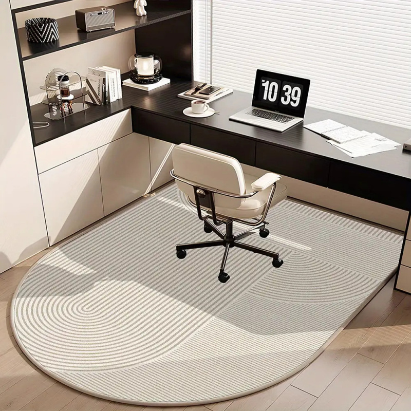 Chair Mat Hard Floor - VIKAMA Teppich im japanischen Stil, cremefarben,