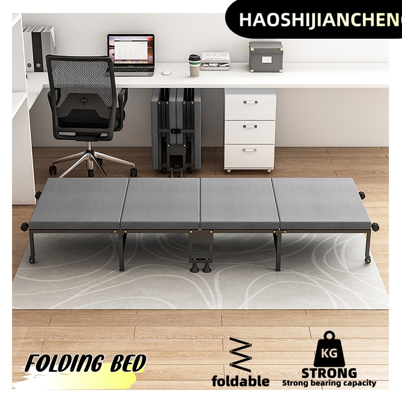 Office Furniture Used - Büro zusammenklappbares Mittagspausen-Einzelbett, tragbar, vierfach zusammenklappbar