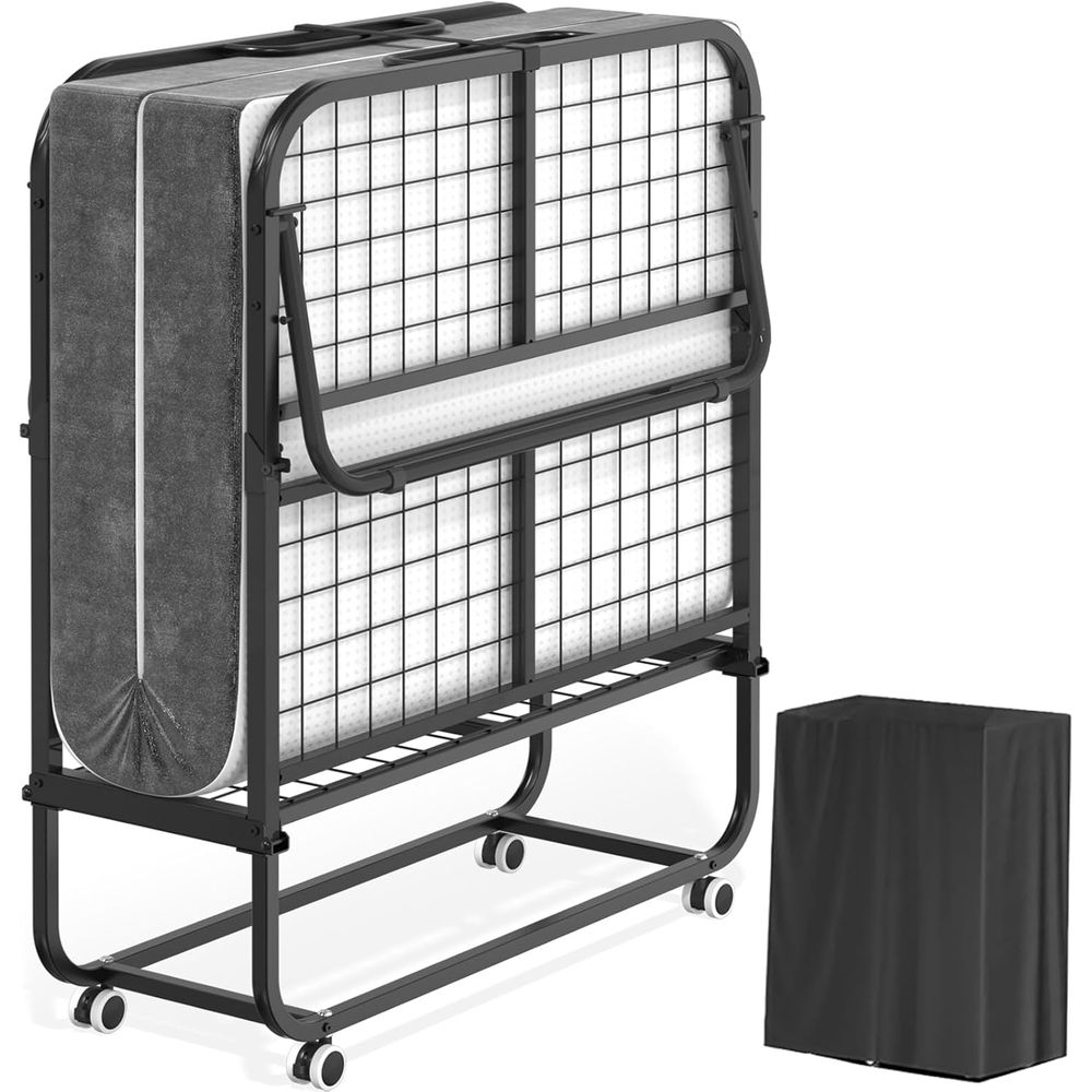 Office Furniture Modern - Langlebiges Rollbett mit Memory-Schaum-Matratze für Erwachsene