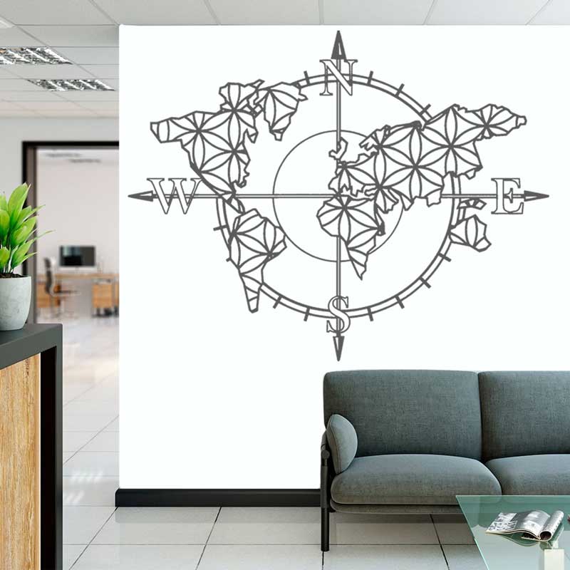 Blume des Lebens Weltkarte Kom – Office Furniture World Bewertung und Preis