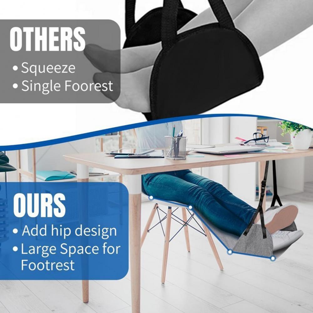 Verstellbare Flugzeug-Fußaufla – Under Desk Hammock Bewertung und Preis