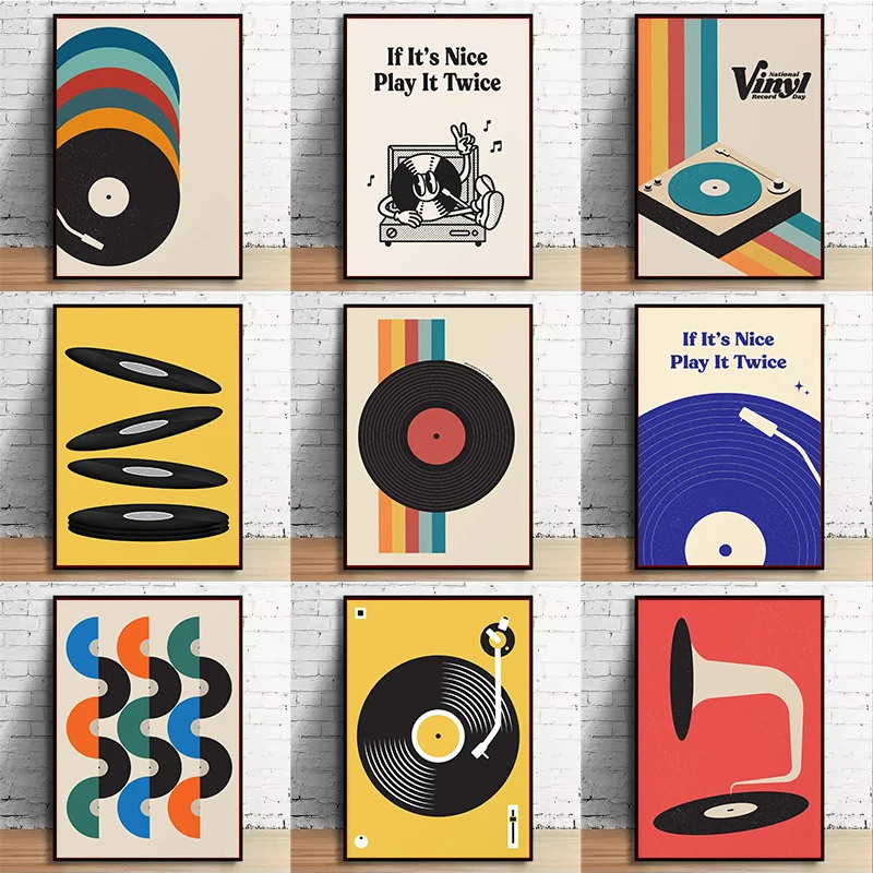 Mid-Century Vinyl-Schallplatte – Office Furniture Used Bewertung und Preis