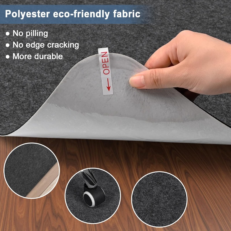 Große rutschfeste Bürostuhlmat – Chair Mat Hard Floor Bewertung und Preis
