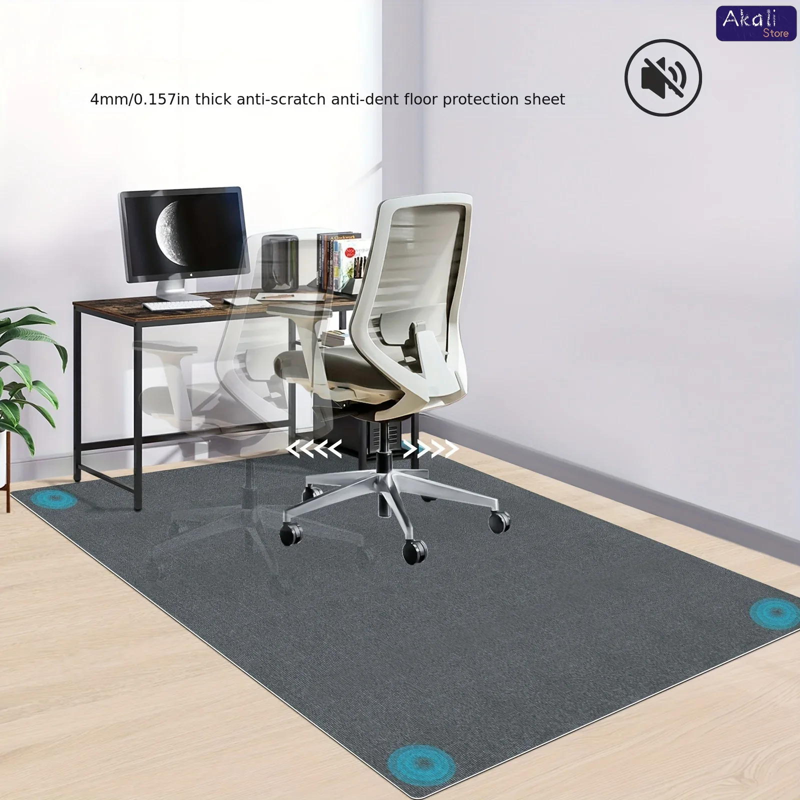 Große Bürostuhlmatte, rutschfe – Chair Mat Hard Floor Bewertung und Preis