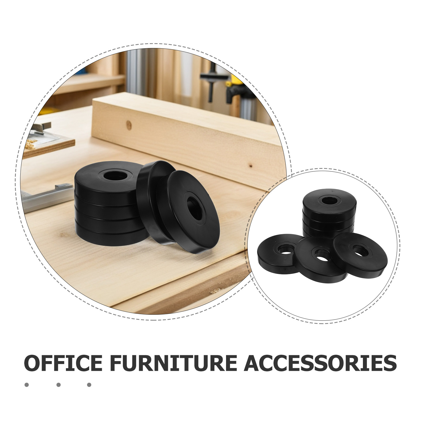 12 Stück Rutschfeste Runde Rol – Office Furniture Equipment Bewertung und Preis
