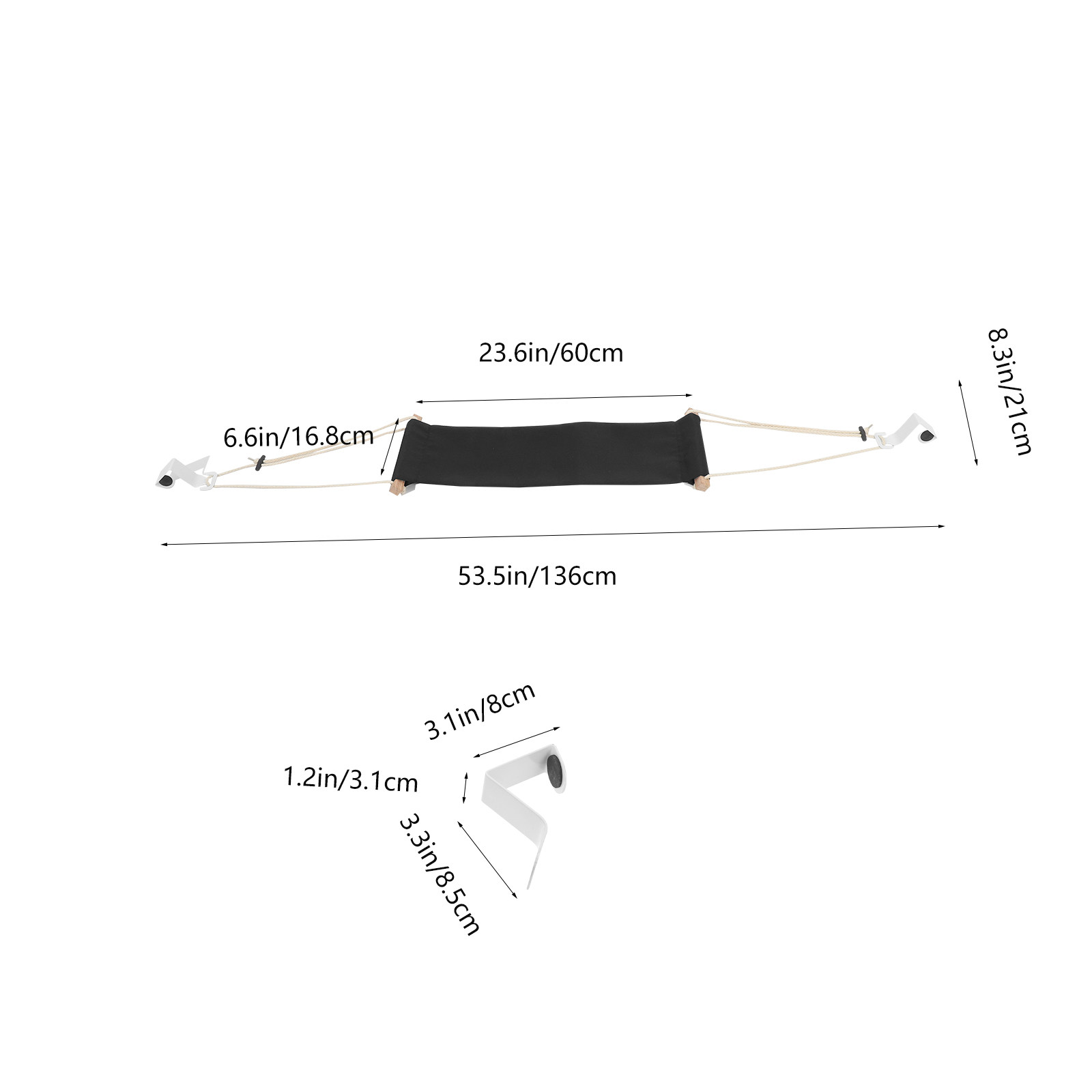 1 Set Fußhängematte, stilvolle – Under Desk Hammock Bewertung und Preis