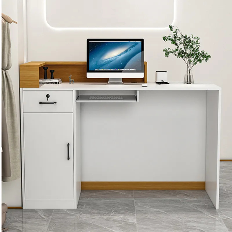 Maßgefertigter Holz-Hotelrezep – Office Furniture Modern Bewertung und Preis