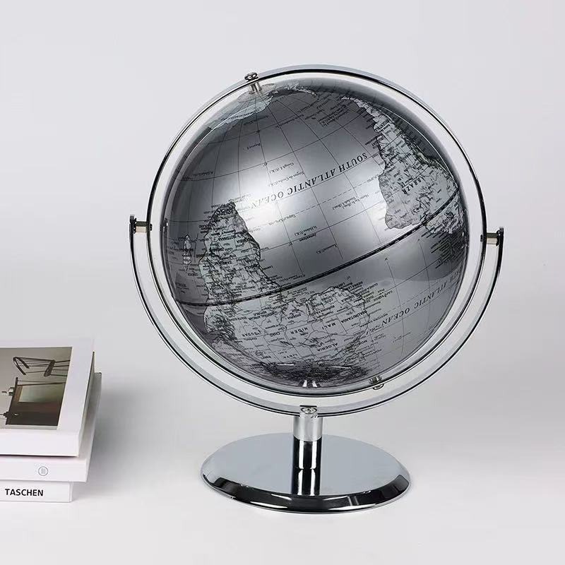 25cm Luxuriöser Silberner Welt – Office Furniture World Bewertung und Preis