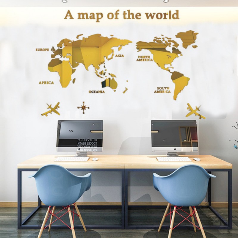 Nordische Weltkarte Acryl 3D W – Office Furniture World Bewertung und Preis